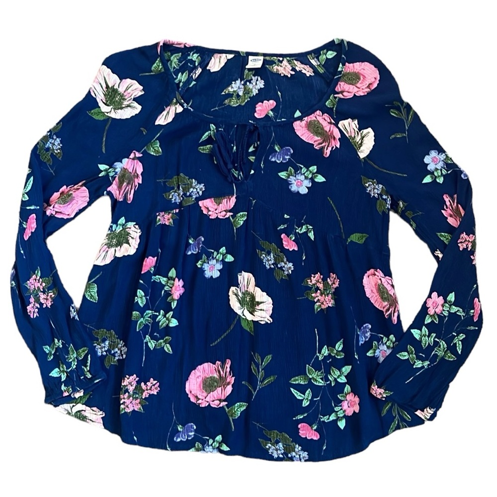 🌻 Old Navy Floral Long Sleeve Blouse